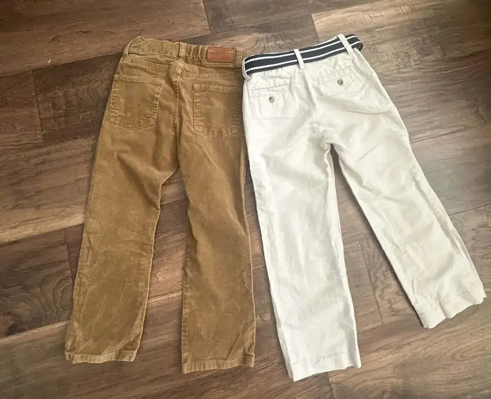 Janie and Jack Boys (2) - Linen / Corduroy Trousers/Pants